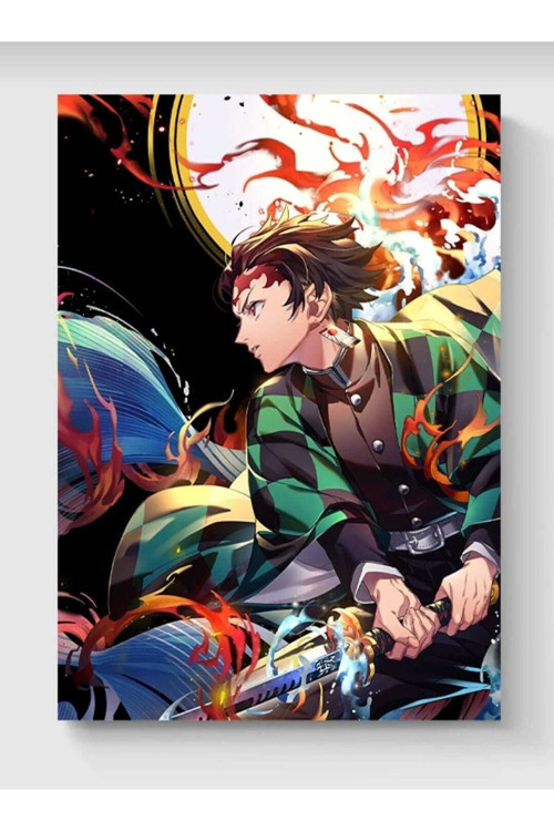 Demon Slayer Anime Poster - Yüksek Çözünürlük Hd Duvar Posteri