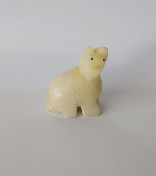 Kedi Oniks Taşı Biblo Mermer Onix Ev Ofis Dekor Masa Süsü