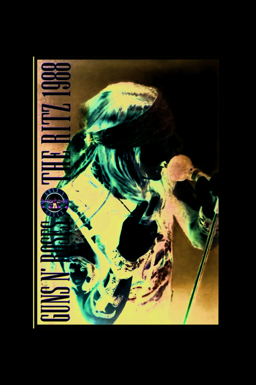 Guns N´ Roses The Ritz 1988 Rock Müzik Duvar Posteri - Kalın Kağıt - Çerçevesiz