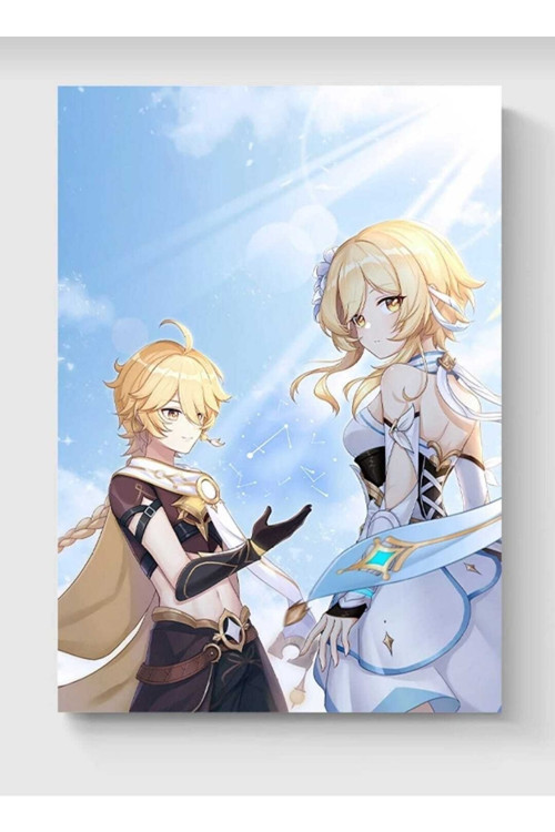 Genshin Impact Gaming Anime Poster - Yüksek Çözünürlük Hd Duvar Posteri