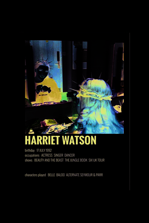 Harriet Watson Film Info Card Bilgi Kartı Duvar Posteri