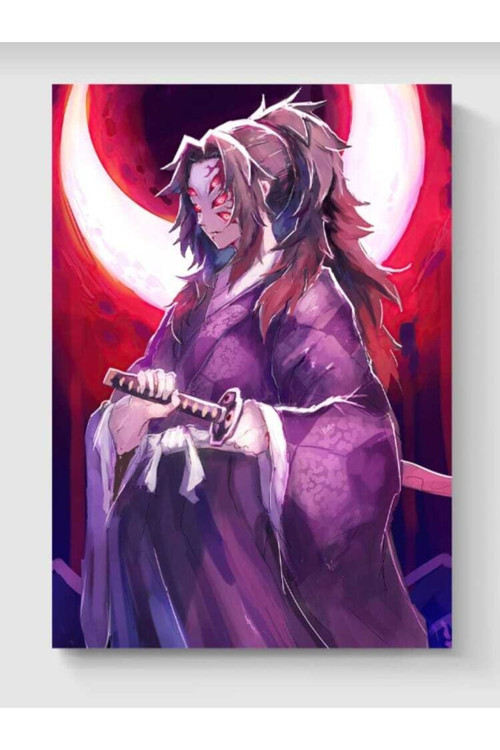 Demon Slayer Kokushibo Anime Manga Poster - Yüksek Çözünürlük Hd Duvar Posteri