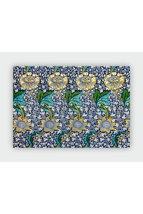 Kennet Botanical Pattern William Morris Duvar Posteri - Kalın Kağıt - Çerçevesiz