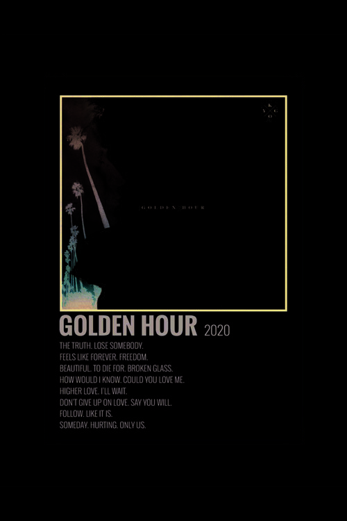 Golden Hour Duvar Posteri - Duvar Dekoru - Kalın Kağıt - Çerçevesiz
