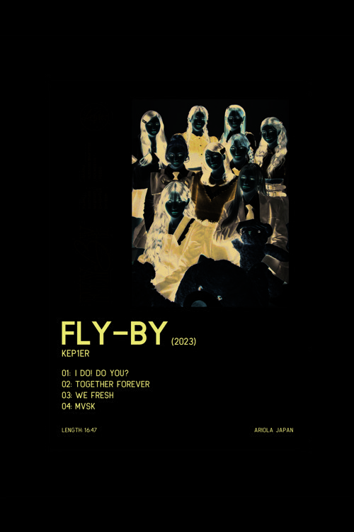 Kep1Er Fly-By K-Pop Duvar Posteri - Duvar Dekoru - Kalın Kağıt - Çerçevesiz