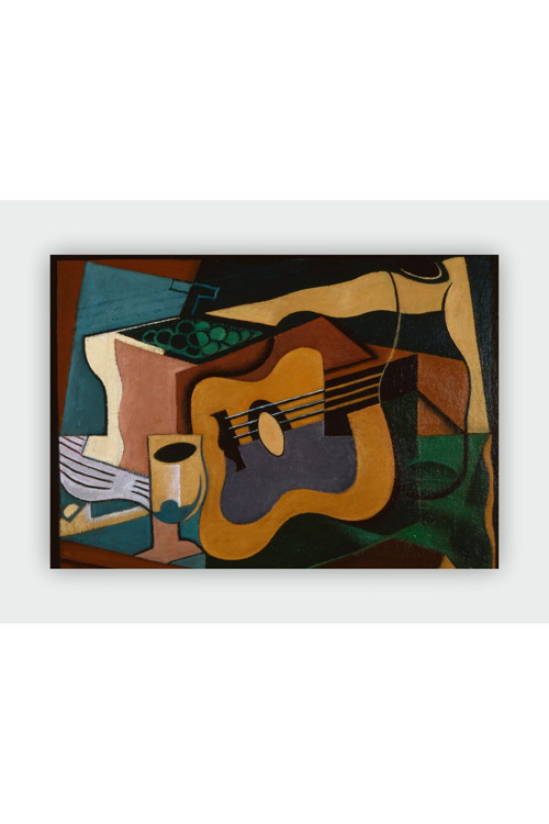 Juan Gris Still Life With A Guitar Expressionism Art Duvar Posteri - Kalın Kağıt - Çerçevesiz