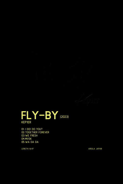 Kep1Er Fly-By K-Pop Duvar Posteri - Duvar Dekoru - Kalın Kağıt - Çerçevesiz