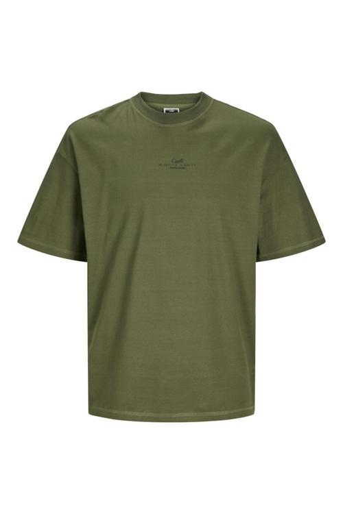 12256398 Jcoaustın Photo Tee Ss Crew Neck Cypress  Tshirt