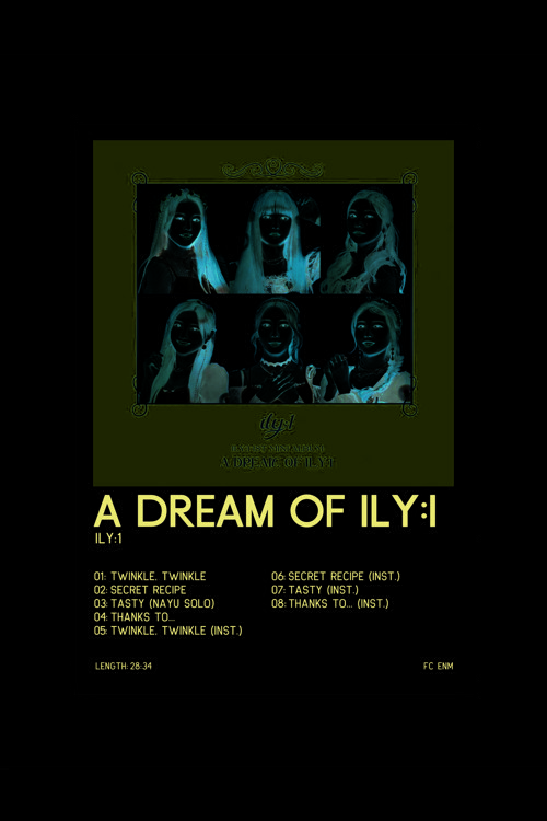 Ily:1 A Dreeam Of Ily:I K-Pop Duvar Posteri - Duvar Dekoru - Kalın Kağıt - Çerçevesiz