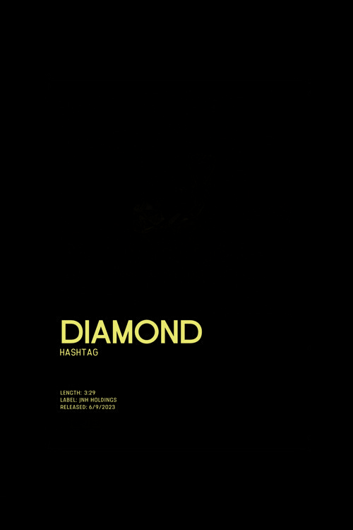 Hashtag Diamond K-Pop Duvar Posteri - Duvar Dekoru - Kalın Kağıt - Çerçevesiz