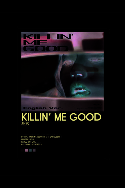 Jıhyo Killin´ Me Good K-Pop Duvar Posteri - Duvar Dekoru - Kalın Kağıt - Çerçevesiz