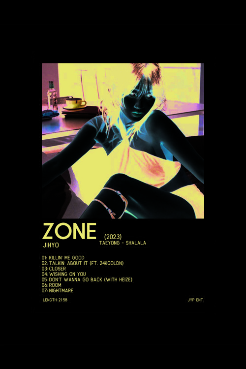 Jıhyo Zone K-Pop Duvar Posteri - Duvar Dekoru - Kalın Kağıt - Çerçevesiz
