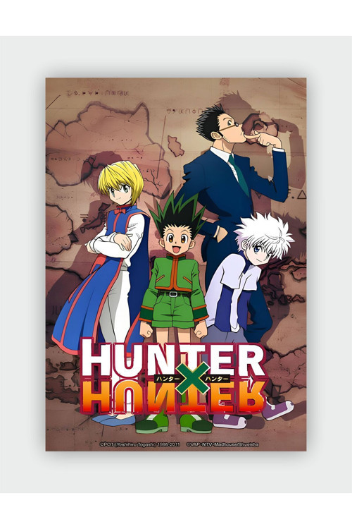 Hunter X Hunter Anime Hd Manga Duvar Posteri - Kalın Kağıt - Çerçevesiz
