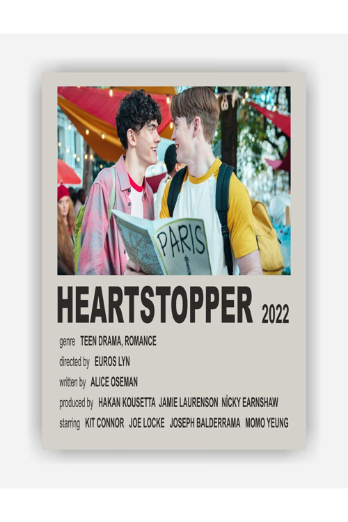Heartstopper / Kalp Çarpıntısı Dizi Duvar Posteri - Kalın Kağıt - Çerçevesiz