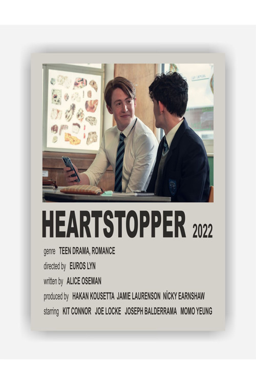 Heartstopper / Kalp Çarpıntısı Dizi Duvar Posteri - Kalın Kağıt - Çerçevesiz