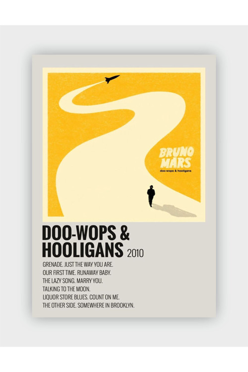 Doo-Wops & Hooligans Duvar Posteri - Duvar Dekoru - Kalın Kağıt - Çerçevesiz