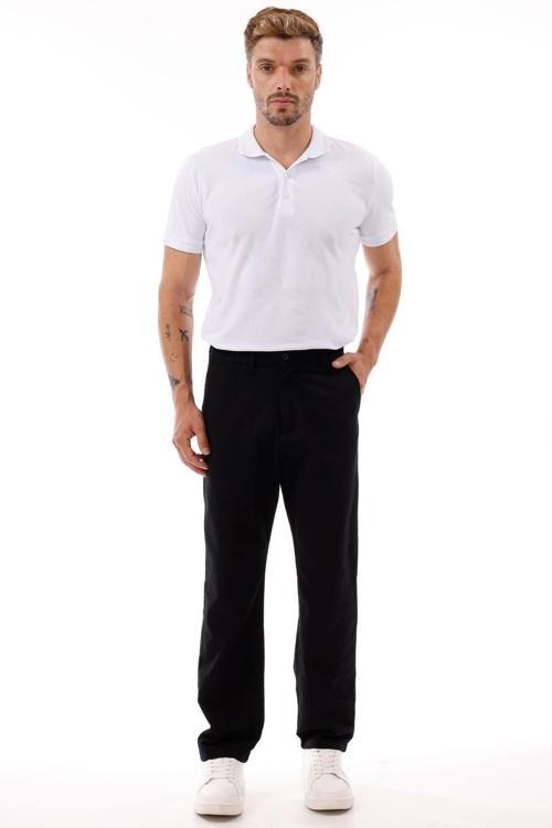 Erkek Keten Pantolon – Nefes Alabilir, Rahat Kesim Günlük Giyim -geniş Beden Aralığı-