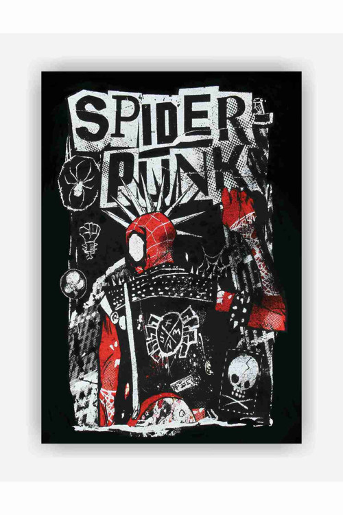 Spider Punk Kağıt Poster - Çerçevesiz