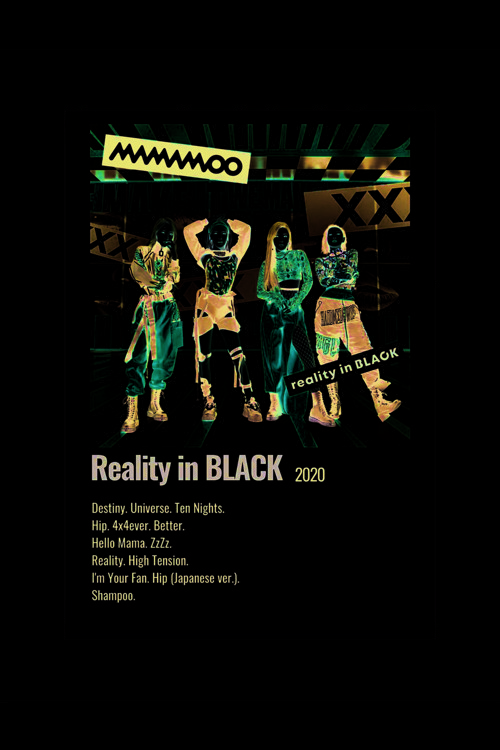 Mamamoo Reality In Black K-Pop Duvar Posteri - Duvar Dekoru - Kalın Kağıt - Çerçevesiz