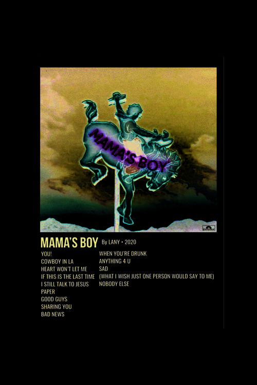 Mama'S Boy Duvar Posteri - Duvar Dekoru - Kalın Kağıt - Çerçevesiz