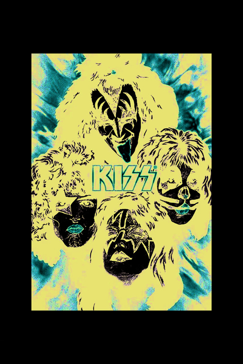 Kıss Punk Rock Metal Duvar Posteri - Kalın Kağıt - Çerçevesiz