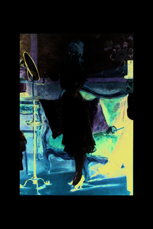 Nana Edouard Manet Duvar Posteri - Kalın Kağıt - Çerçevesiz