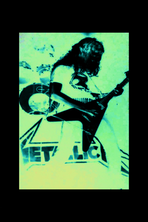 Metallıca Punk Rock Metal Duvar Posteri - Kalın Kağıt - Çerçevesiz
