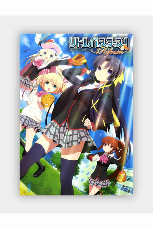 Little Busters! Refrain Anime Hd Manga Duvar Posteri - Kalın Kağıt - Çerçevesiz