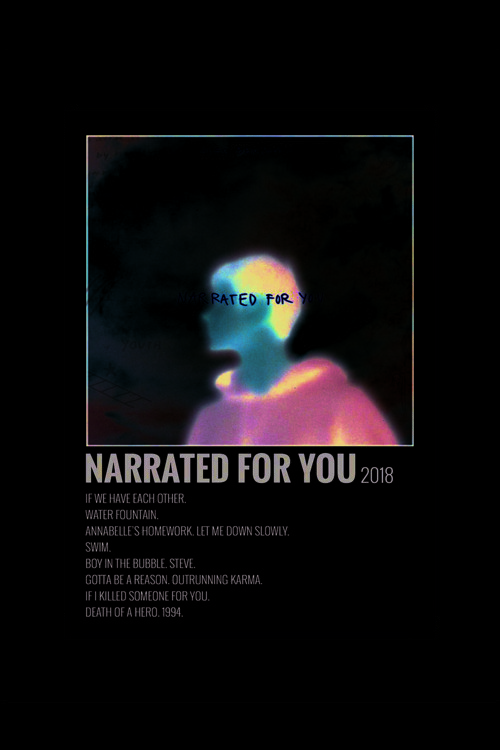 Narrated For You Duvar Posteri - Duvar Dekoru - Kalın Kağıt - Çerçevesiz