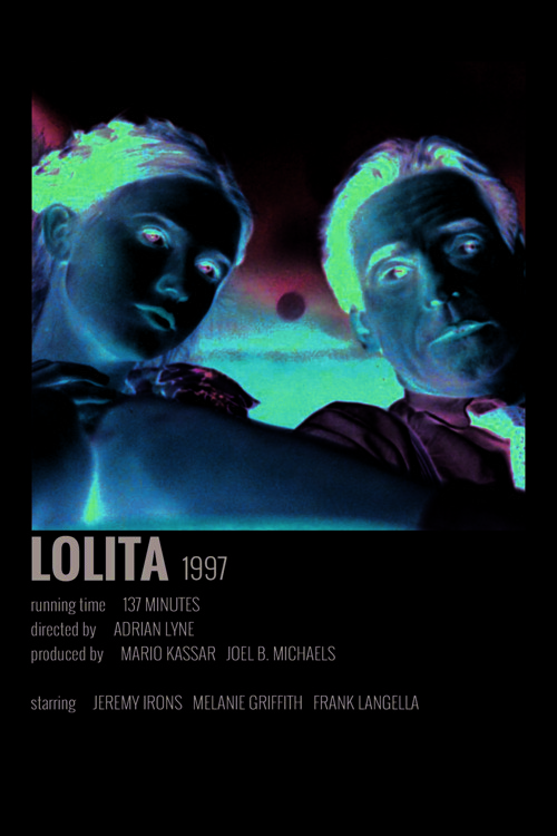 Lolita Film Info Card Bilgi Kartı Duvar Posteri