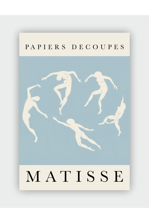 Papiers Decoupes Henri Matisse Duvar Posteri - Kalın Kağıt - Çerçevesiz