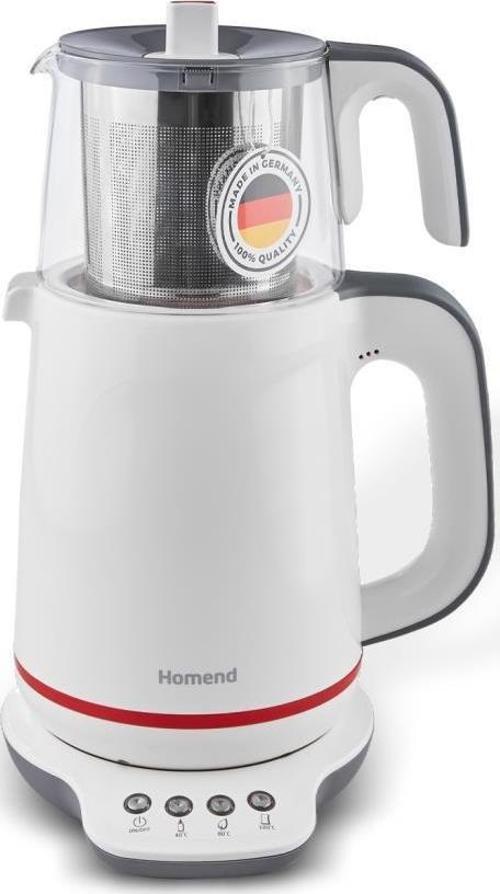 Royaltea 1721H 1800 W Konuşan Çay Makinesi Krem