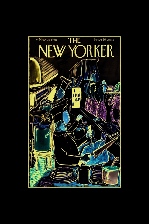 November 25, 1950 The New Yorker Duvar Posteri - Kalın Kağıt - Çerçevesiz