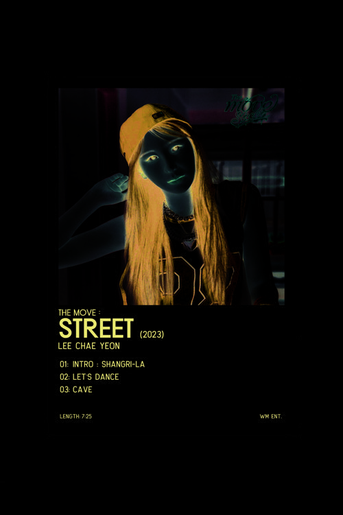 Lee Chae Yeon The Move: Street K-Pop Duvar Posteri - Duvar Dekoru - Kalın Kağıt - Çerçevesiz