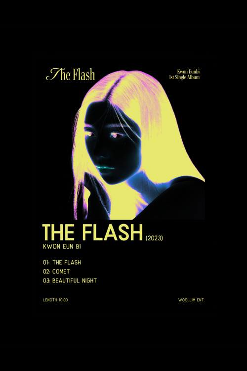 Kwon Eun Bı The Flash K-Pop Duvar Posteri - Duvar Dekoru - Kalın Kağıt - Çerçevesiz