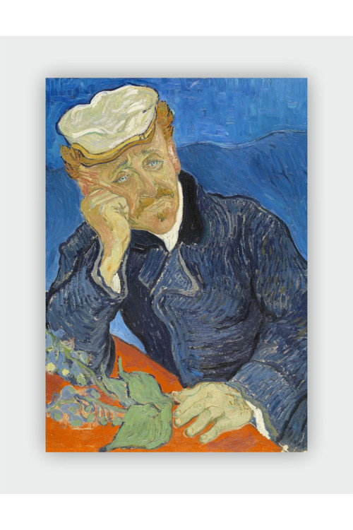 Portrait Of Dr. Gachet Vincent Van Gogh Duvar Posteri - Kalın Kağıt - Çerçevesiz