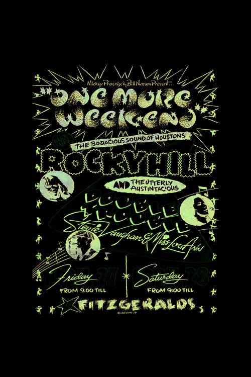 Rocky Hıll Double Trauble Vintage Duvar Posteri - Duvar Dekoru - Kalın Kağıt - Çerçevesiz