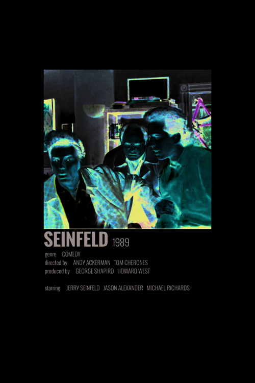 Seinfeld Film Info Card Bilgi Kartı Duvar Posteri