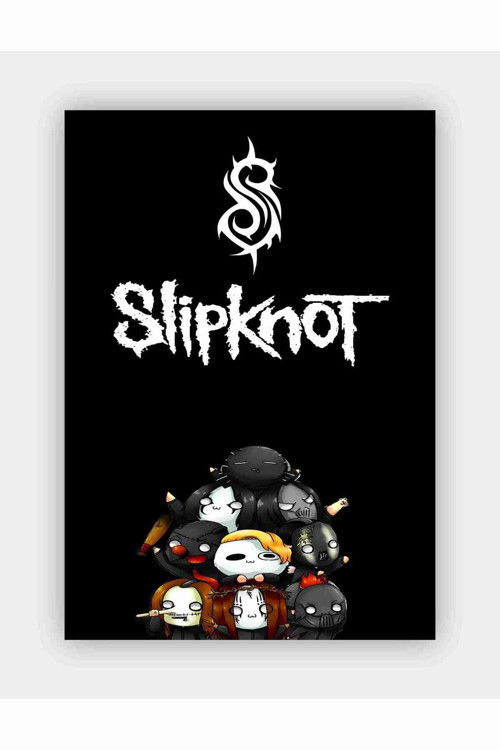 Slipknot Rock Müzik Kağıt Poster - Çerçevesiz