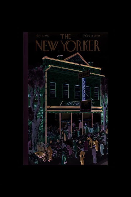 May 6, 1939 The New Yorker Duvar Posteri - Kalın Kağıt - Çerçevesiz