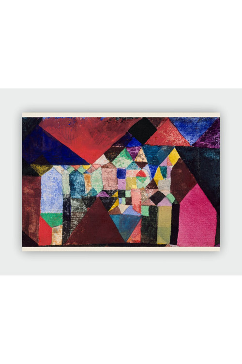 Municipal Jewel Paul Klee Duvar Posteri - Kalın Kağıt - Çerçevesiz