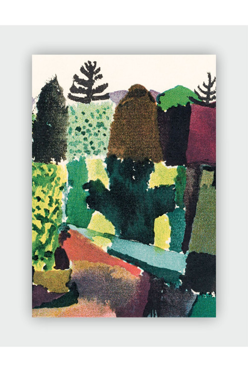 Park, 1920 Paul Klee Duvar Posteri - Kalın Kağıt - Çerçevesiz