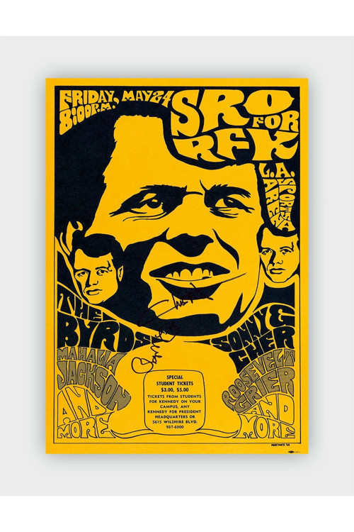 Sro For Rfk Vintage Duvar Posteri - Duvar Dekoru - Kalın Kağıt - Çerçevesiz