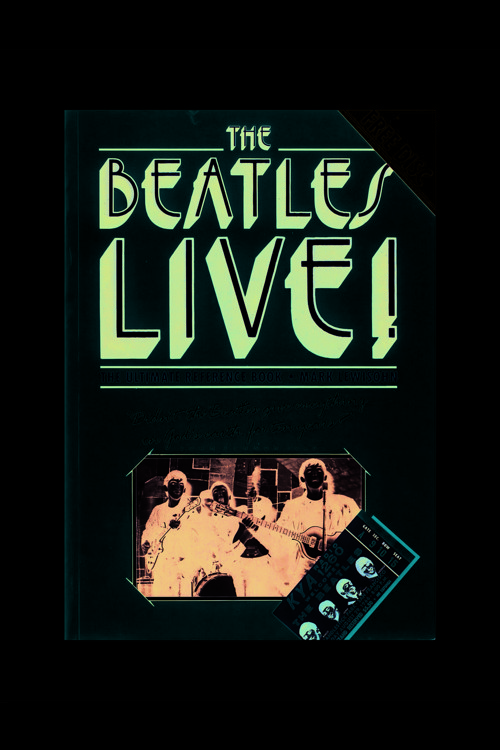 The Beatles Live ! Müzik Duvar Posteri - Kalın Kağıt - Çerçevesiz