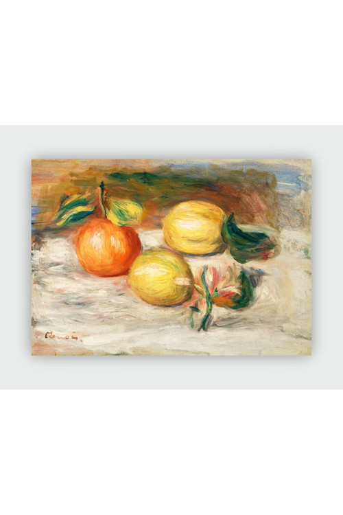 Lemon And Orange Pierre Auguste Renoir Duvar Posteri - Kalın Kağıt - Çerçevesiz