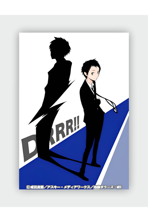 Mikado Ryugamine - Durarara!! Anime Hd Manga Duvar Posteri - Kalın Kağıt - Çerçevesiz