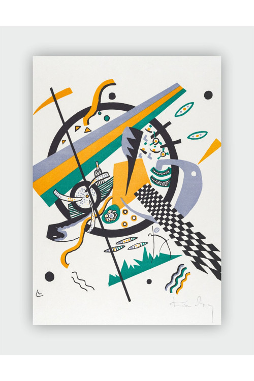 Kleine Welten Iv Vasili Kandinski Duvar Posteri - Kalın Kağıt - Çerçevesiz