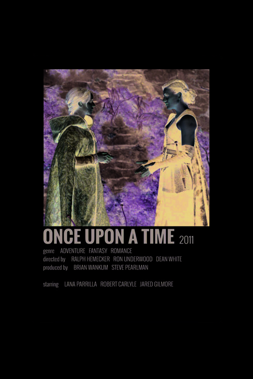 Once Upon A Time Film Info Card Bilgi Kartı Duvar Posteri