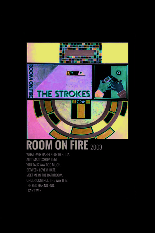 Room On Fire Duvar Posteri - Duvar Dekoru - Kalın Kağıt - Çerçevesiz