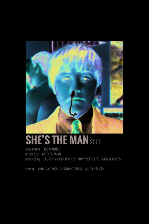 She'S The Man Film Info Card Bilgi Kartı Duvar Posteri